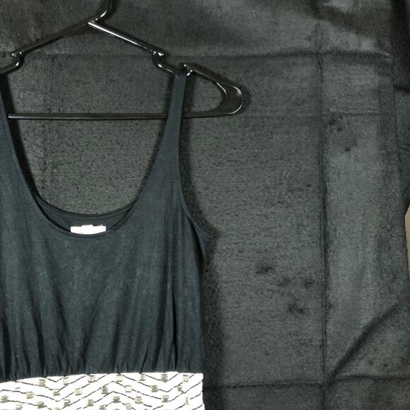 Silence + Noise Womens Dress Black White Geometric Sleeveless Bejeweled Small - Picture 5 of 12
